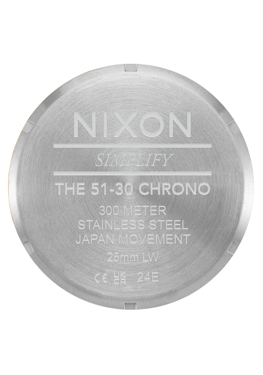 51-30 Chrono - Silver / Rose Gold / Black View 5