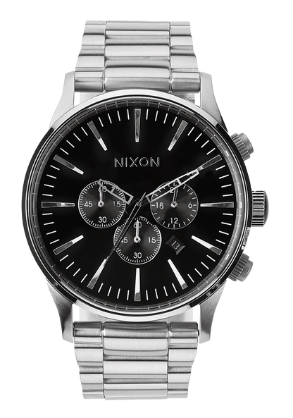Nixon sentry chrono silver online