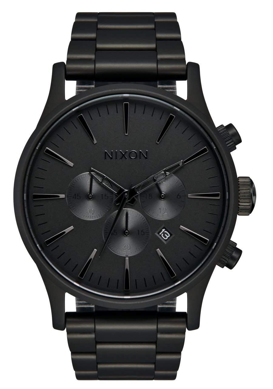 Sentry Chrono - All Matte Black/Polished Black View 1
