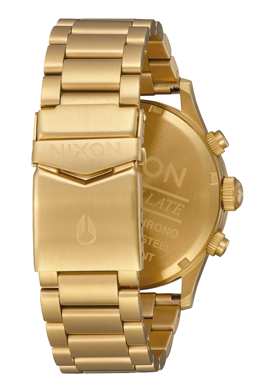 Nixon sentry chrono all gold online