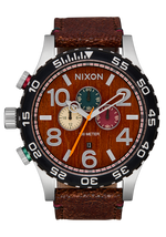 51-30 Chrono Leather - Silver / Rosewood / Chocolate