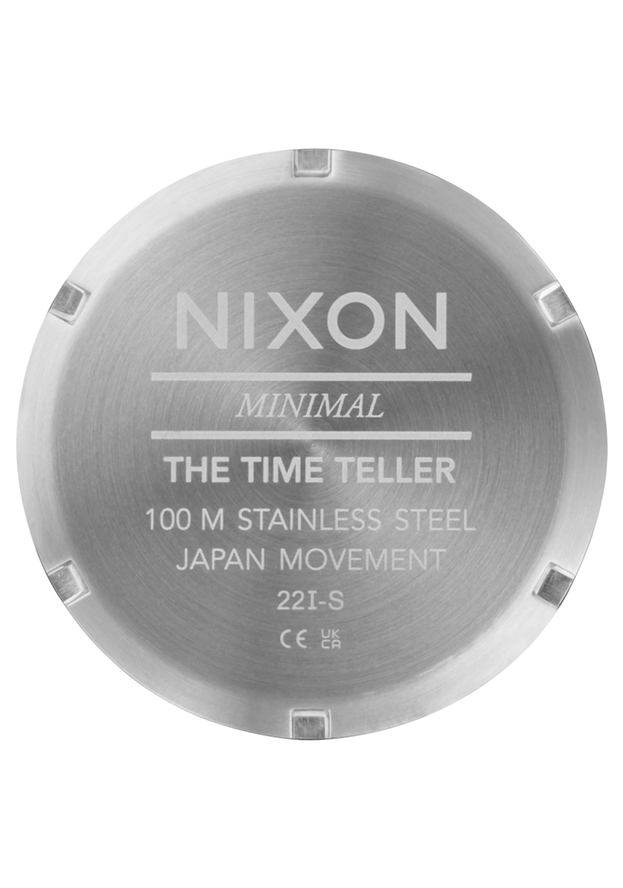 Time Teller Nylon - Silver / Rosewood / Black Stripe View 5