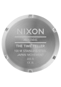 Time Teller Nylon - Silver / Rosewood / Black Stripe View 5
