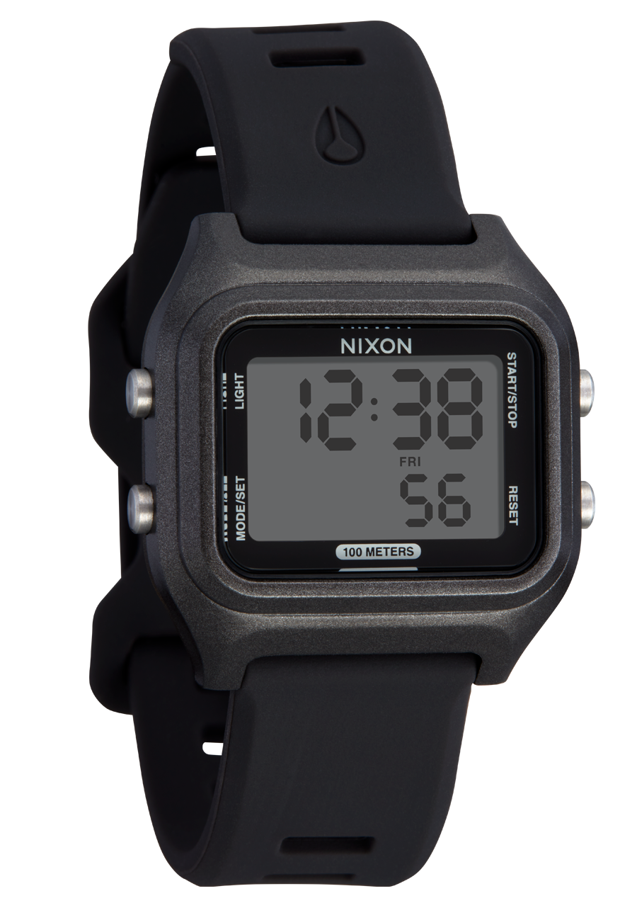 Ripper Digital Watch Black Black Recycled Ocean Plastic