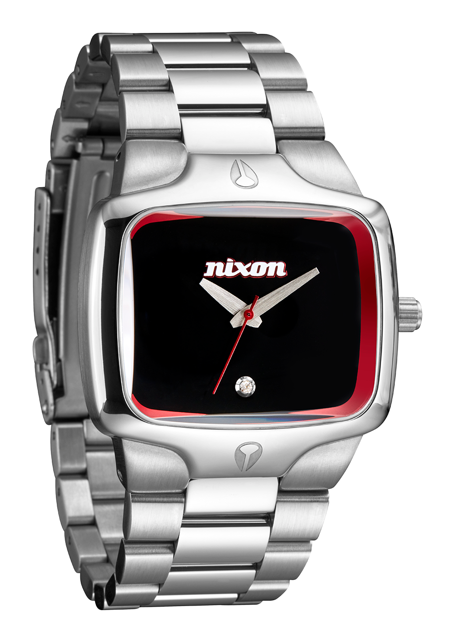 25th Anniversary Player Watch Silver Red Classic Analog Nixon UK