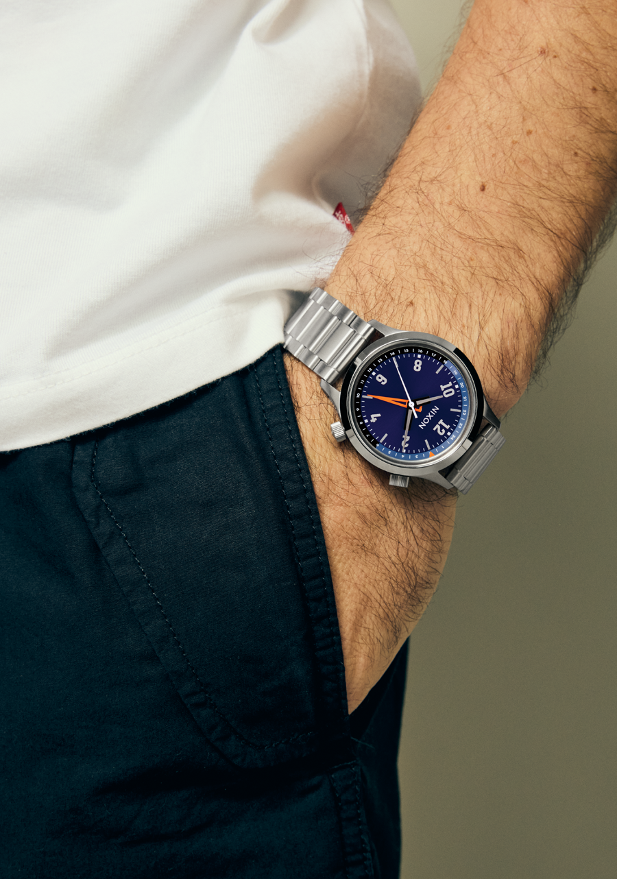 Drifter 40 Watch | Silver / Midnight Sunray | Swiss Movement 40mm Drifter 40 Watch | Silver / Midnight Sunray | Swiss Movement 40mm