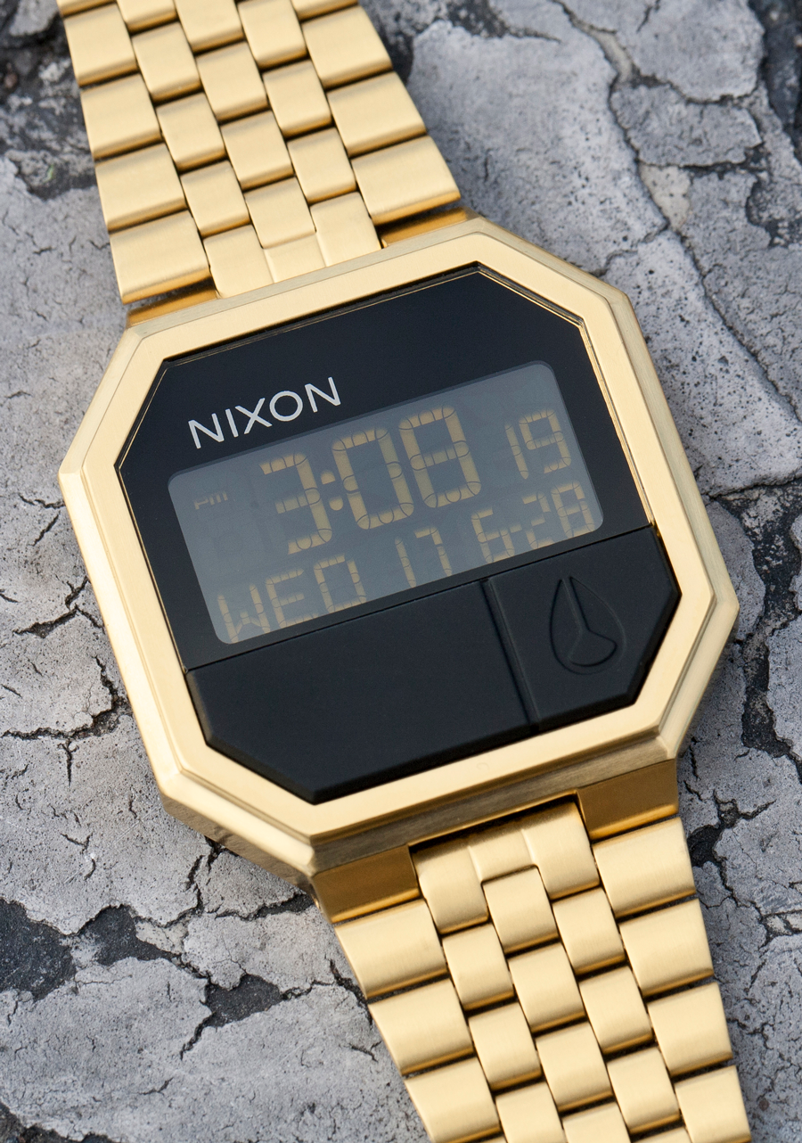 Nixon A158502 Nixon Gold Digital Watch Re-Run Watch All Gold