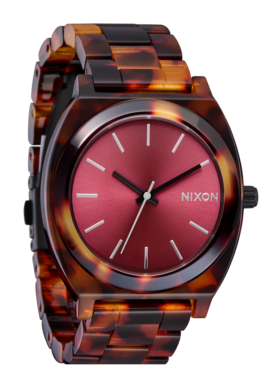 Time Teller Acetate - Tortoise / Oxblood View 2
