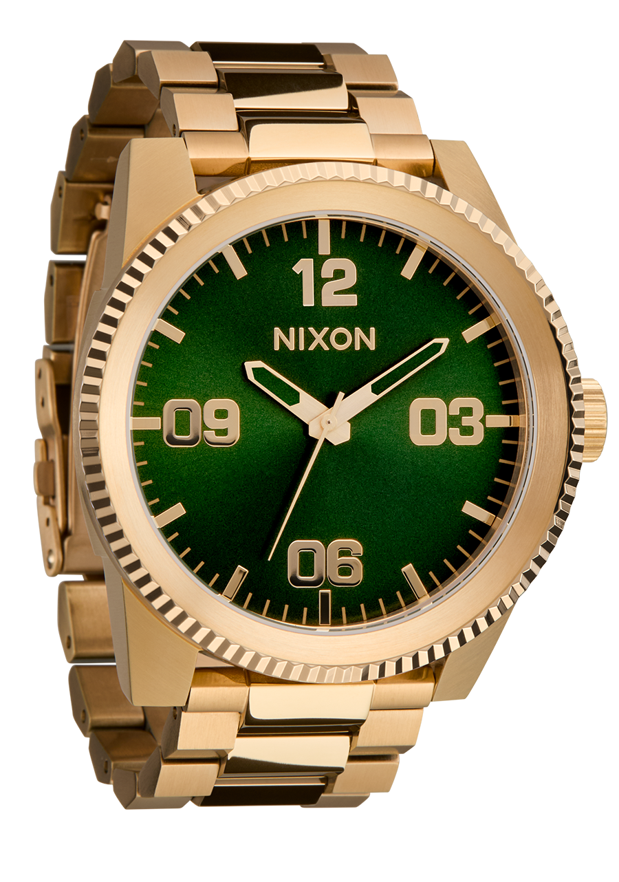 Corporal Stainless Steel - All Gold / Green Sunray View 2