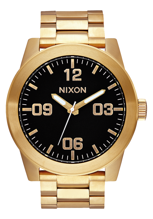 Nixon corporal ss all gold watch online