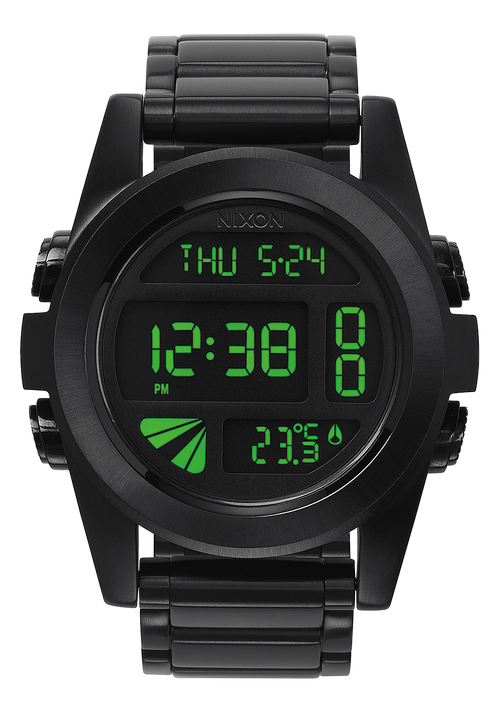 Unit Stainless Steel - All Black / Green