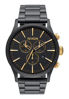 Sentry Chrono - Matte Black / Gold