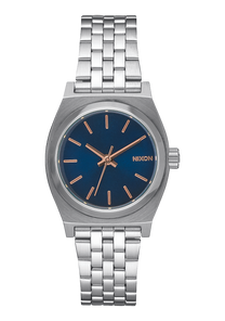 
Nixon Small Time Teller Watch - Analog - Navy / Rose Gold - View 1