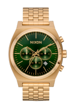 Time Teller Chrono - Gold / Green Sunray