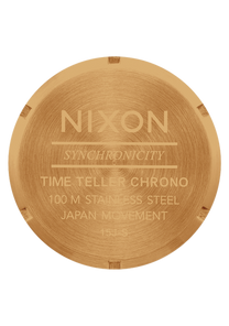 Time Teller Chrono - Gold / Green Sunray View 5