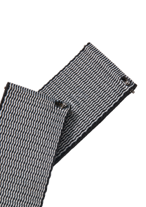 23mm Nylon #TIDE Band - Black / Silver View 4