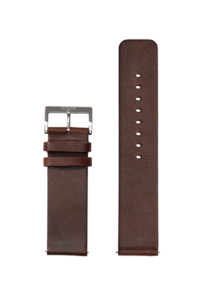 23mm Veg Tanned Leather Band - Brown View 1