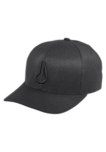 Deep Down Flexfit Athletic Fit Hat - All Black View 1