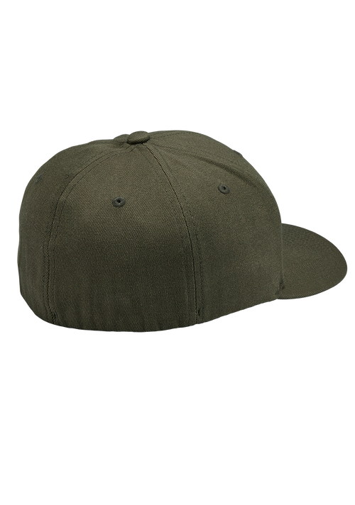 Deep Down Flexfit Athletic Fit Hat - Dark Olive