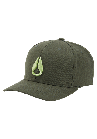 Deep Down Flexfit Athletic Fit Hat - Olive View 1