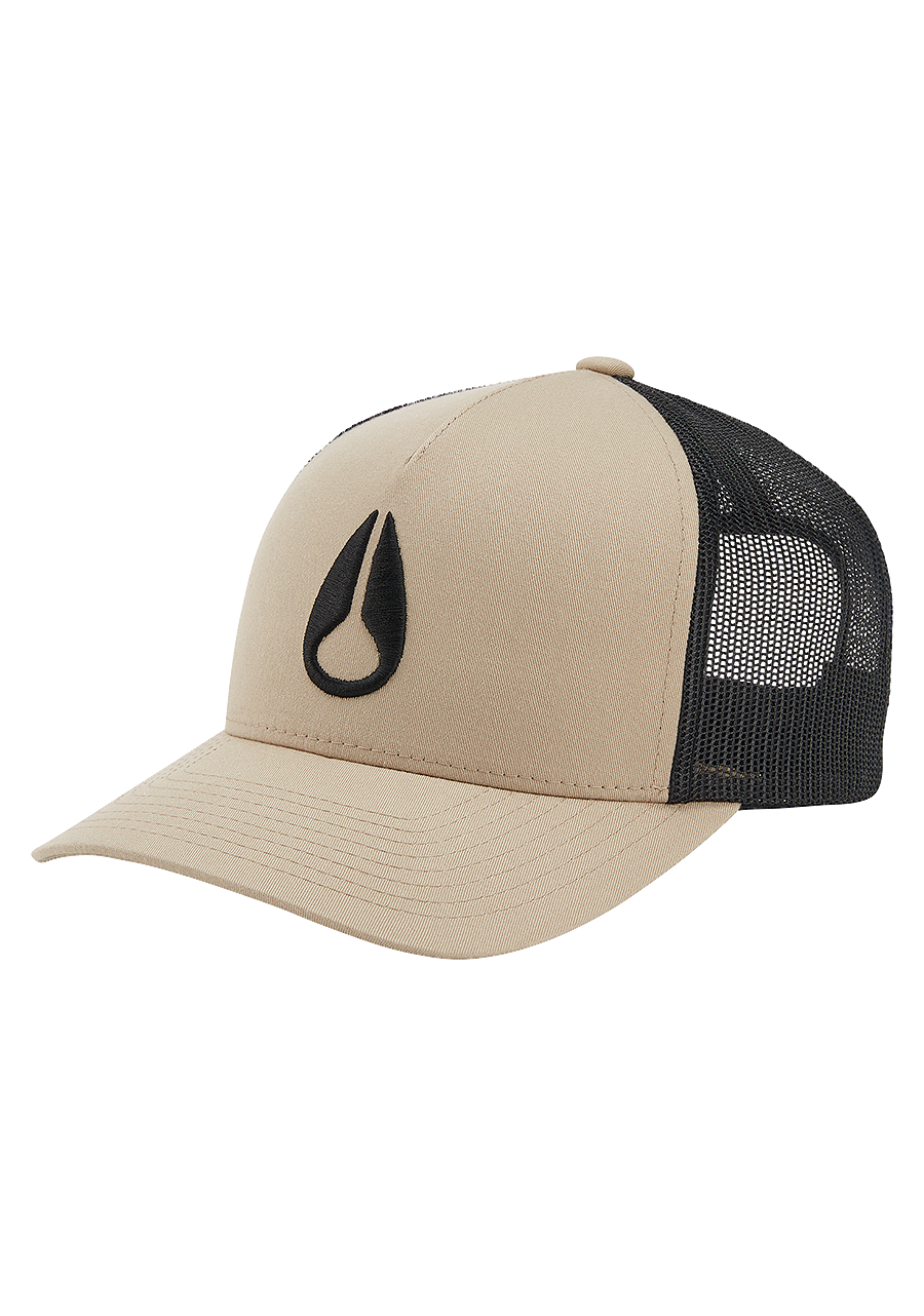 Khaki trucker hat sales