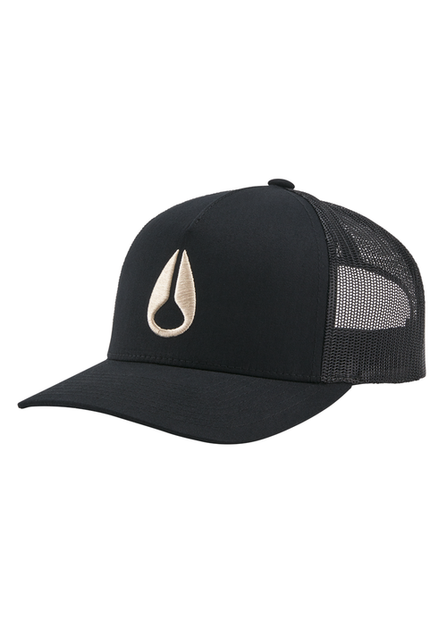 Iconed Trucker Hat - Black / Khaki