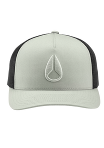 Iconed Trucker Hat - Moss Mist / Black View 3