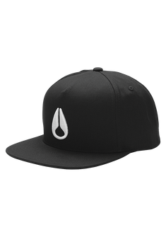 Simon Snap Back Hat - Black / White