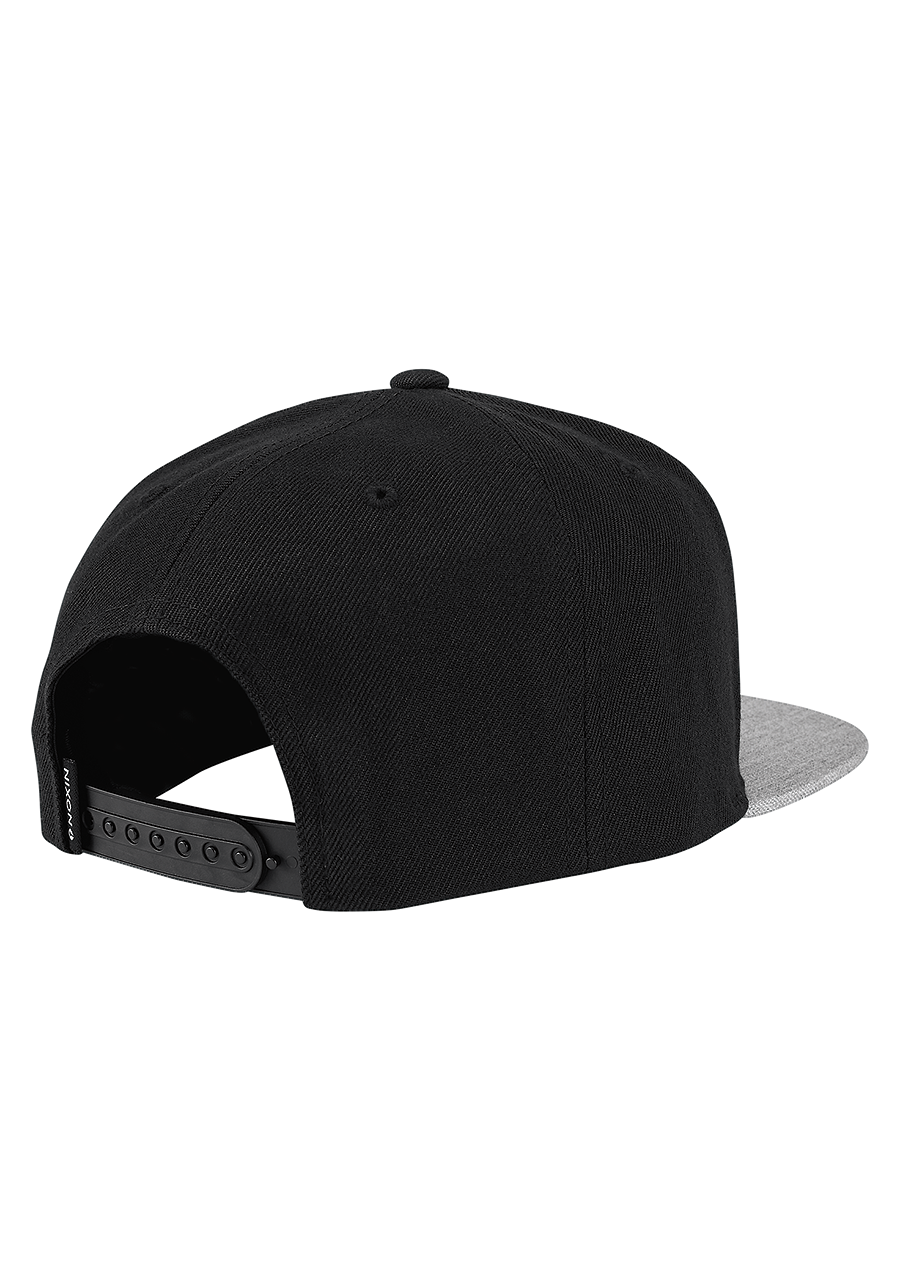 Exchange Snapback Hat - Black / Heather Gray View 2