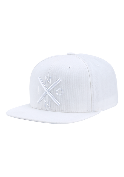 Exchange Snapback Hat - White / Gray View 1