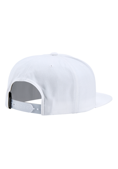 Exchange Snapback Hat - White / Gray View 2