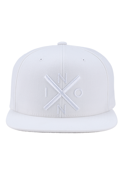 Exchange Snapback Hat - White / Gray View 3