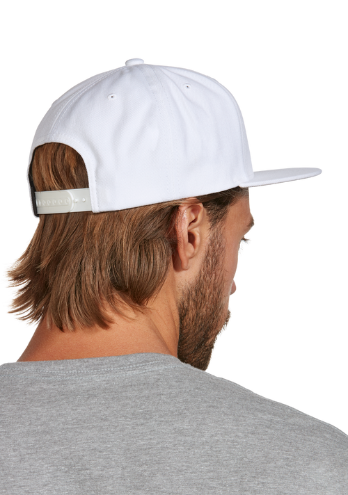 Exchange Snapback Hat - White / Gray