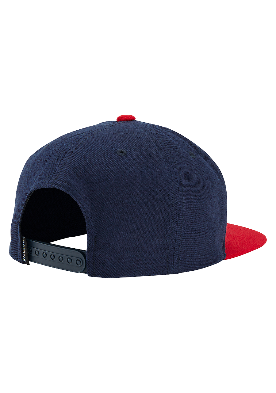Exchange Snapback Hat - Navy / Red View 2