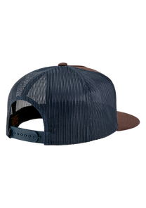 Team Trucker Hat - Navy / Brown View 2