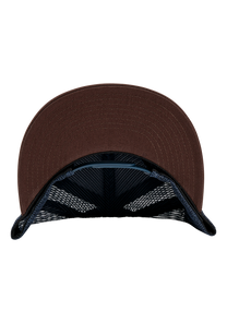 Team Trucker Hat - Navy / Brown View 4