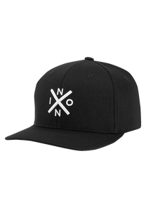 Exchange Flexfit Hat - Black / White View 1