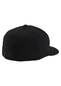Exchange Flexfit Hat - Black / White View 2