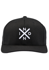 Exchange Flexfit Hat - Black / White View 3