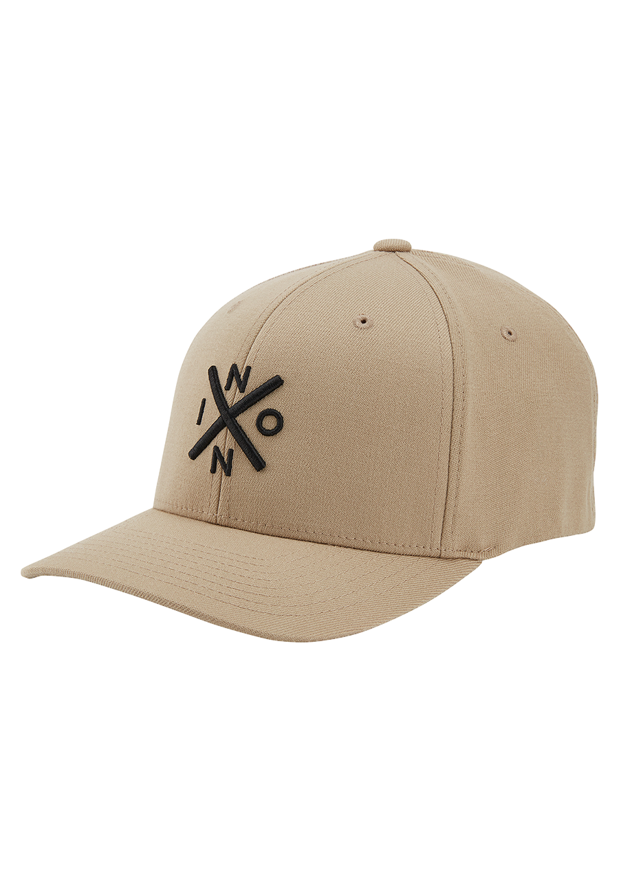 Exchange Flexfit Hat Khaki Black Nixon UK