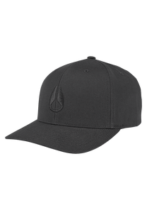 Wings Snapback Hat - All Black View 1