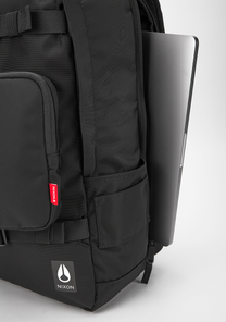 Smith Backpack - All Black Nylon View 4