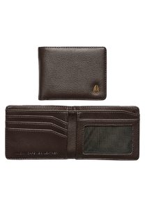 Cape Vegan Leather Wallet - Brown View 1