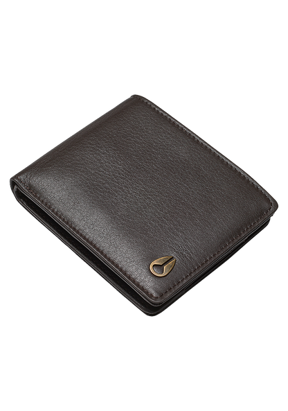 Pass Leather Wallet - Brown View 1