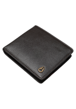 Pass Leather Coin Wallet - Brown