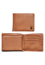 Pass Vegan Leather Coin Wallet - Saddle