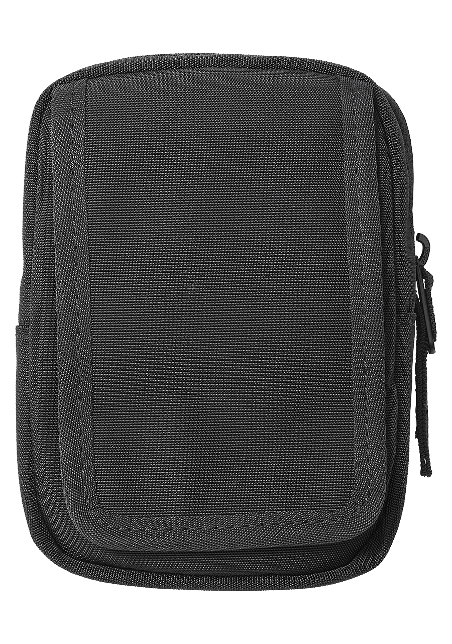 Plush Lined Utility Pod - All Black Nylon View 2