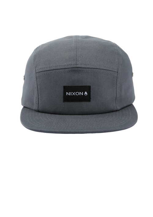 Mikey 5 Panel Hat - Gray