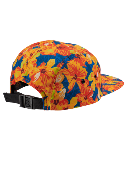 Mikey 5 Panel Hat - Orange / Multi View 2