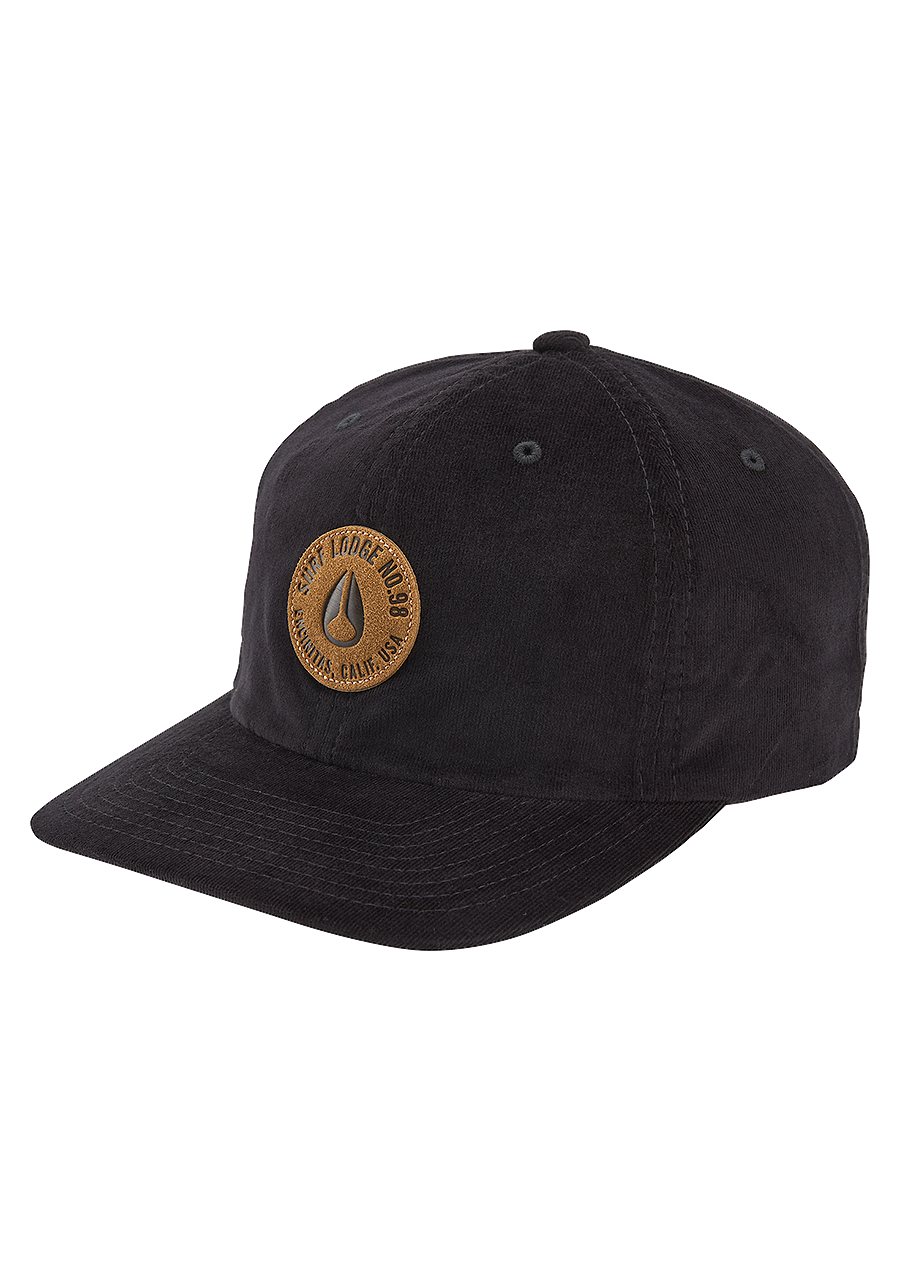 Seaside Corduroy Hat - Black View 1